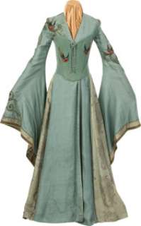 Cersei Lannister (Lena Headey) Blue Bird Dress Ensemble from Game of Thrones (HBO® Original 2011-2019, Season 1). (Total: 3 Items)