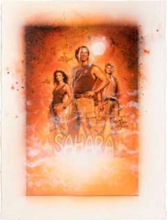 Sahara (Paramount, 2005), Original Poster Concept Art by Drew Struzan. | Heritage