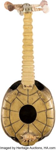 20,000 Leagues Under the Sea (Buena Vista, 1954), Kirk Douglas "Ned Land" Screen-Matched Turtle Banjo. | Heritage