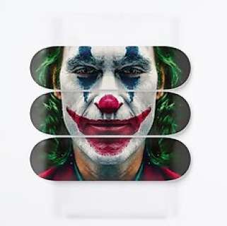 SKATART - THE JOKER VILAIN - 3 PCS ART WORK ! - TOTAL SIZE 84X66 CM ! | Catawiki