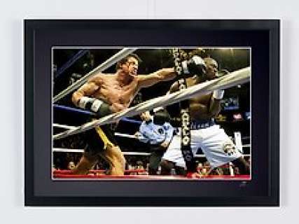 Rocky Balboa (2006) - Rocky Vs Mason Dixon | Rocky Balboa (2006) - Rocky Vs Mason Dixon - Fine Art Photography - Luxury Wooden Framed 70X50 cm - Limited Edition Nr 06 of 10 - Serial ID 20088 - - Original Certificate (COA), Hologram Logo Editor and QR Code | Catawiki