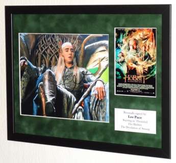 The Hobbit | The Hobbit - Lee Pace (Thranduil) Premium Framed, signed + Certificate of Authenticity | Catawiki