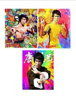 Raffaele De Leo - Bruce lee - 3 works!! - Giclèe - Edizione Limitata 6/6 - 17/25 - 7/25 | Catawiki