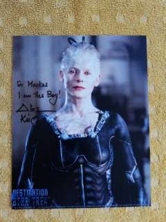 Star Trek: Alice Krige (Borg Queen) handsigned photo in-person autograph - Star Trek: Alice Krige (Borg Queen) handsigned photo in-person autograph