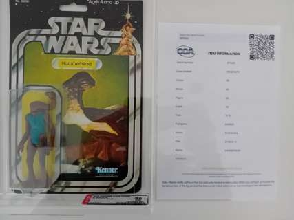 Star Wars - Kenner - Hammerhead - First 21 AFA Graded(CGA) - Mint Condition | Catawiki