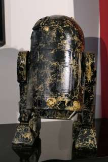 Rich’ART - Black and gold R2D2 - XXL Size : 46 cm | Catawiki