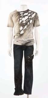 Lot 1099 - Shia LaBeouf’s distressed white T-shirt & jeans worn in Transformers: Revenge of the Fallen