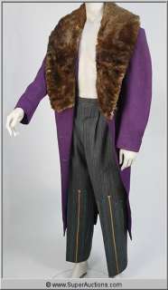 Wool Coat with Fur Collar and Striped Pants Nairobi Trio {Ernie Kovacs} | Super Auctions