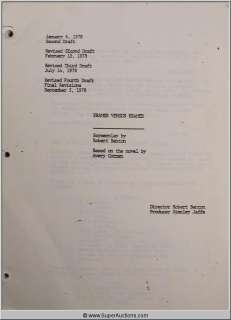 Kramer Versus Kramer Screenplay | Super Auctions