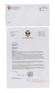 JAMES BOND: DIE ANOTHER DAY - Moneypenny (Samantha Bond) MI6 Letter