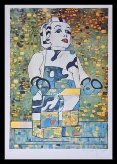 Emma Wildfang - Lego man - Marilyn Monroe - "Icons as Still Life" - series Gustav Klimt - 2020+ | Catawiki