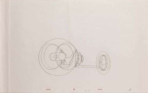 Lot 1112 - Drwngs of Bruce Boxleitner in Light Cycle seqence