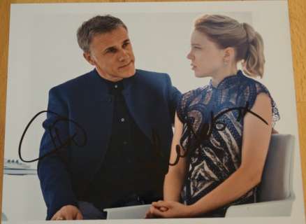James Bond 007: No Time To Die - Christoph Waltz as Ernst Stavro Blofeld & Léa Seydoux as Solange double signed - autopgraph, photo, signed with Certified Genuine b´bc holographic COA | Catawiki