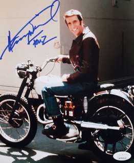 Happy Days - Signed by Henry Winkler (The Fonz) - with COA - - Movie prop foto con autografo originale "henry winkler"alias fonzie happy days