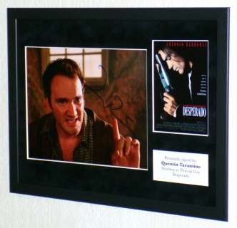 Desperado - Quentin Tarantino Premium Framed, signed + Certificate of Authenticity | Catawiki