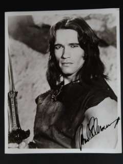 Conan the Barbarian - Signed by Arnold Schwarzenegger, with Letter of Authenticity - Photo, Autograph | Catawiki