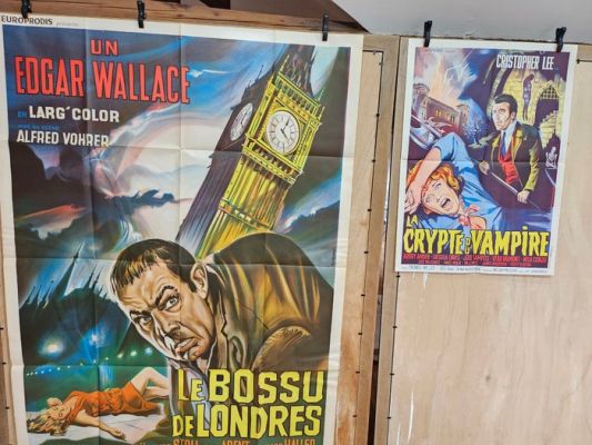 Christopher lee,Günther Stoll,eddi arent - La Crypte du Vampire,le bossu de londres - La Crypte du Vampire & Le Bossu de Londres | Catawiki