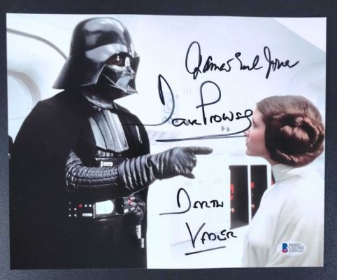 Star Wars - David Prowse,James Earl Jones - Signed 8x10 Photo - Beckett COA (C02390)