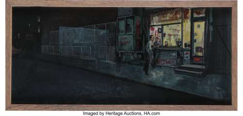 West Side Story framed original concept art by Harold Michelson....