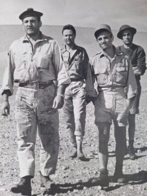 Interpress - Lino Ventura, Charles Aznavour, Maurice Biraud & Handy Kruger in "Taxi for Tobruk", 1961 | Catawiki