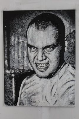 Full Metal Jacket - Private Pyle - Vincent D’Onofrio - handpainted and signed - by artist Vincent - Portrait | Catawiki