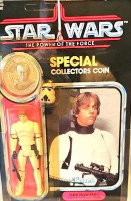 Kenner - Action figure Star Wars Luke Stormtrooper Original Action figure - last 17 figures released - 1970-1980 - Original Helmet Original weapon - Sold as loose Extremely Rare - resealed - 62 back card | Catawiki