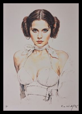 Princess Leia - Vintage Pin Up edition by Emma Wildfang - Large size | Catawiki