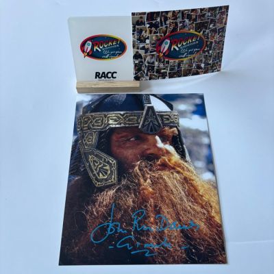 Lord of the Rings - Signed by John Rhys Davies | Catawiki