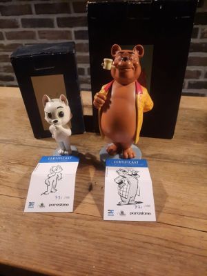 Als je Begrijpt Wat ik Bedoel - Lot of 2 - Heer Bommel & Tom Poes Statues - Marten Toonder - Parastone | Catawiki