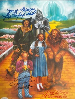 Wizard of Oz - Jerry Maren, Mickey Carroll, Karl Slover - MGM | Catawiki