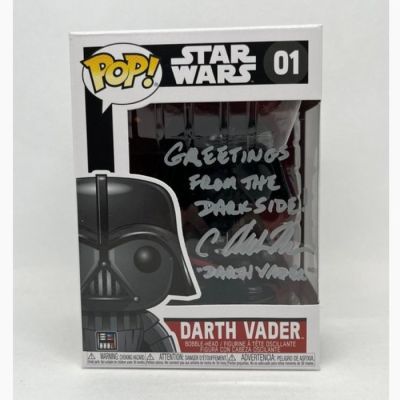 Star Wars - Signed by C Andrew Nelson (Darth Vader) - WITH RARE QUOTE! | Catawiki