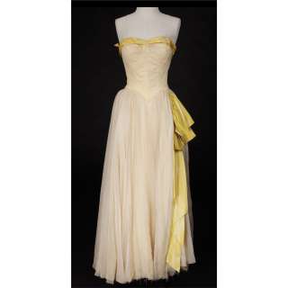 Lot 188 - Lana Turner “Fredda Barlo” pale yellow dress designed by Walter Plunkett from Mr. Imperium