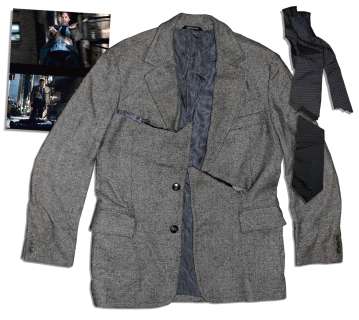 Tobey Maguire Screen-Worn Jacket & Tie as Peter Parker in the 2007 Hit Film ’’Spiderman 3’’ | Nate Sanders