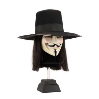 V For Vendetta (2005) | V Face Mask and Wig Hat | Propstore