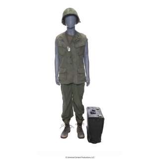 The Umbrella Academy (2019-2024) - Lot 108 - Klaus Hargreeves‘s (Robert Sheehan) Vietnam Costume with Dog Tags and Distressed Briefcase