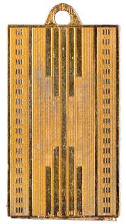 Lot 180 - "Peeta Mellark" pendant from The Hunger Games: Catching Fire.