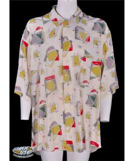 Lea Thompson "Lorraine McFly" shirt from Back to the Future | ScreenUsed