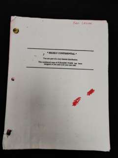 Original Jurassic Park Screenplay Script 1992 Movie Steven Spielberg 1993 | eBay US (Buy It Now)