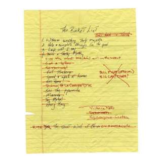 The Bucket List (2007) | Distressed Bucket List | Propstore