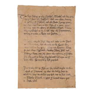 THE LORD OF THE RINGS: THE FELLOWSHIP OF THE RING (2001) - Lot #1456 : Page of Writing from Bilbo‘s (Ian Holm) House
