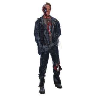 TERMINATOR 2: JUDGMENT DAY (1991) - Lot #389 : Full-Size Battle-Damaged Stan Winston Studio The Terminator (Arnold Schwarzenegger) Statue Display