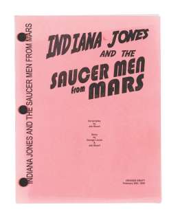 An Unproduced Script for Indiana Jones IV. | Van Eaton Galleries