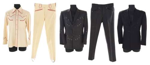 A LOT INCLUDING REX ALLEN’S WARDROBE PANTS & SHIRT, NUDIE’S "FRONTIER DOCTOR" LONG COAT | misc / divers