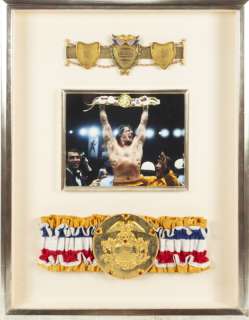 SYLVESTER STALLONE "ROCKY III" COMMEMORATIVE BELT DISPLAY | Julien’s