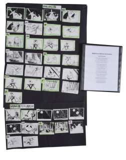Nightmare Before Christmas, the (1993) | Jack’s Lament and "Finale/Reprise" Storyboard Copies | Propstore