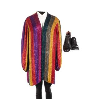 Lot #99 – Zoey’s Extraordinary Playlist Mo Alex Newell Screen Worn Sweater Pants & Shoes Ep 102