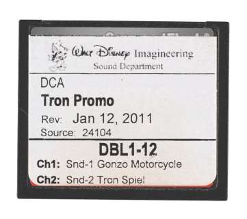 A "Tron" Promo SD Memory Card. | Van Eaton Galleries