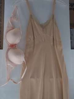 Lot 179 - Rachel Weisz "Dream House" Screen Worn Peach Slip and Bra