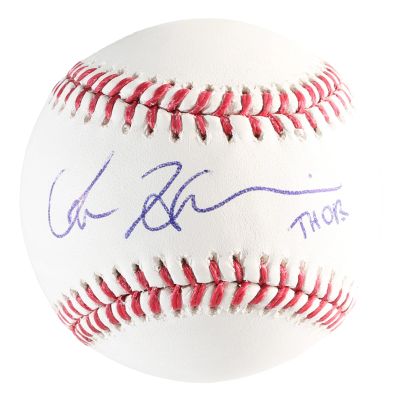 Chris Hemsworth from Thor, The Avengers, Extraction, & Men in Black: International (SWAU) Signed Rawlings Official MLB Baseball with Character Name | SWAU
