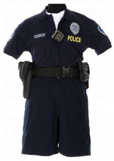 Lot 897 - Jonah Hill screen-worn "Schmidt" bicycle police uniform from 21 Jump Street.